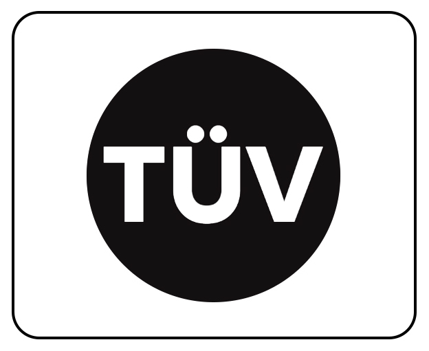 CERTIFICATION TÜV Garantit la qualité et la conformité réglementaire.