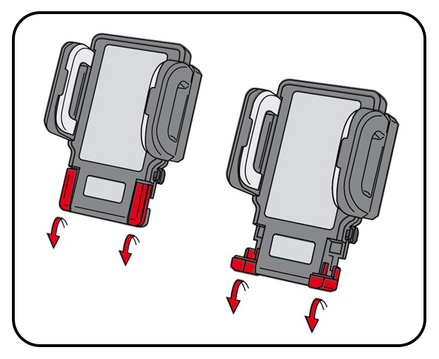 Ajustable à chaque téléphone avec support de fixation